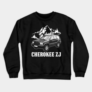 Jeep Grand Cherokee ZJ series jeep car name Crewneck Sweatshirt